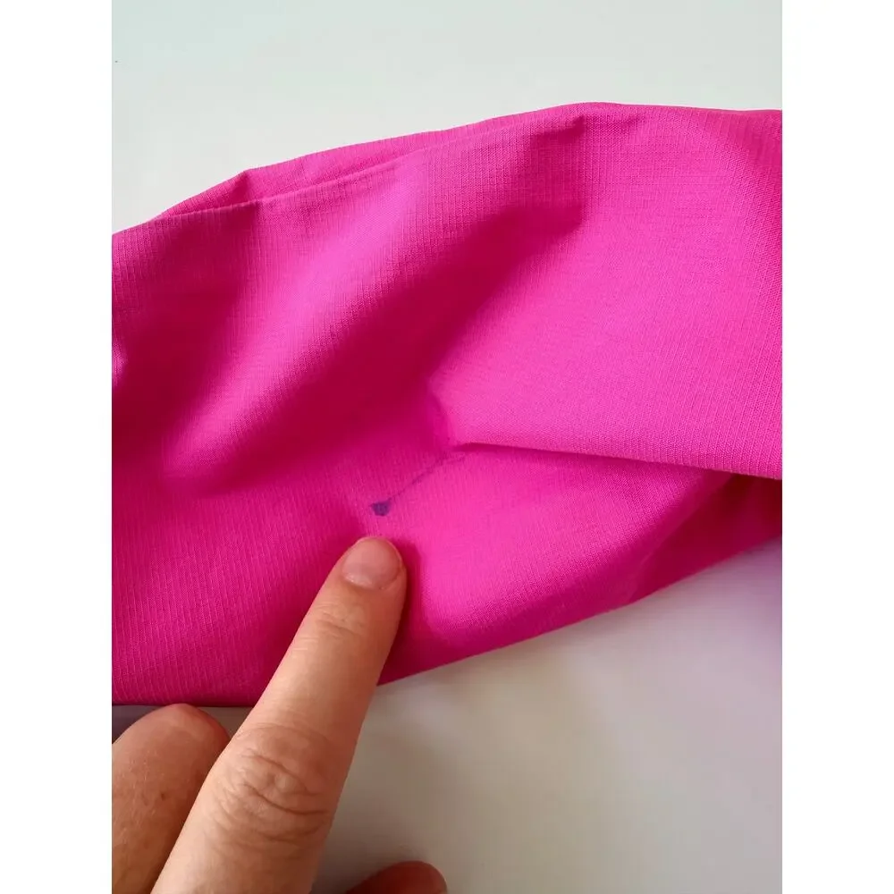 Nike Girls Colorblock Windbreaker Jacket - Pink (Size 6)